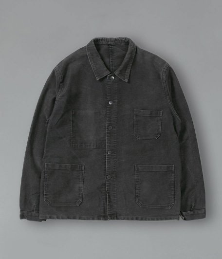  70’s ブラックモールスキンフレンチワークジャケット