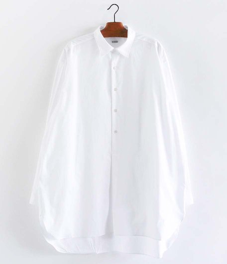  A.PRESSE Pullover Granpa Shirt [WHITE]