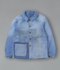 60's ブルーモールスキンフレンチワークジャケット - Fresh Service NECESSARY or UNNECESSARY NEAT  OUTIL YOKE VINTAGE などの通販 RADICAL