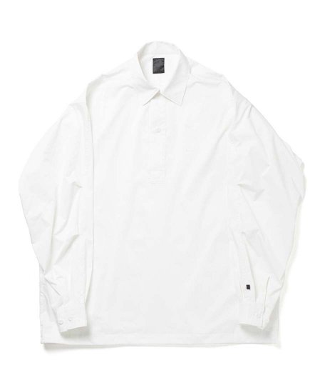 DAIWA PIER 39 Tech Swedish Mil Pullover Shirts [WHITE] - KAPTAIN 