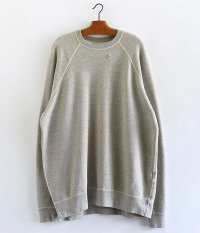 A.PRESSE Vintage Washed Sweat Shirt [GRAY]