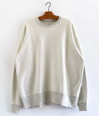  A.PRESSE Vintage Washed Sweat Shirt [OATMEAL]