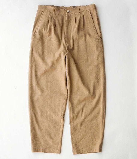 ENCOMING ST TUCK TROUSERS [BEIGE] - Fresh Service NECESSARY or UNNECESSARY  NEAT OUTIL YOKE VINTAGE などの通販 RADICAL