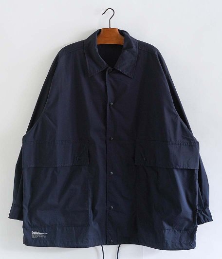  Fresh Service SIDE POCKETS STRETCH OVER SHIRT [NAVY]