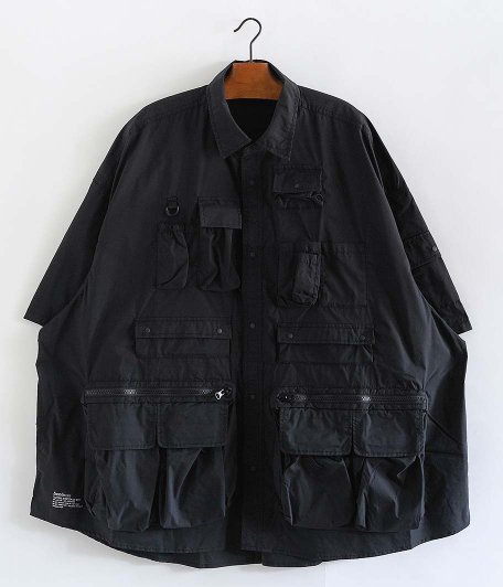  Fresh Service TACTICAL POCKET STRETCH S/S SHIRTS [BLACK]