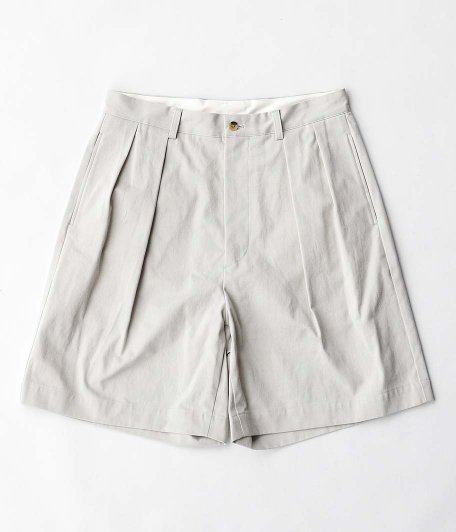 A.PRESSE Two Tuck Chino Shorts [BEIGE] - Fresh Service NECESSARY