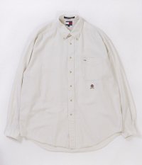  90's TOMMY HILFIGER コットンツイルボタンダウンシャツ