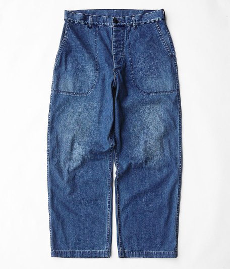 A.PRESSE US Navy Denim Baker Pants [INDIGO] - KAPTAIN SUNSHINE