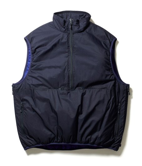 DAIWA PIER 39 TECH REVERSIBLE PULLOVER PUFF VEST [DARK NAVY