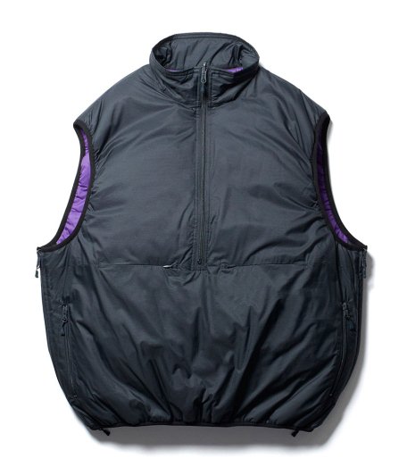 DAIWA PIER 39 TECH REVERSIBLE PULLOVER PUFF VEST [CHARCOAL GRAY ...