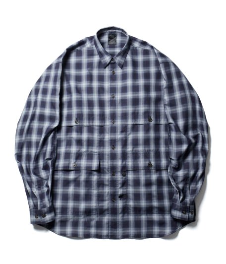 DAIWA PIER 39 Tech Logger Shirts [NAVY] - KAPTAIN SUNSHINE