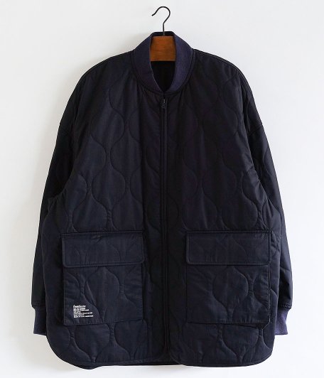  Fresh Service QUILTED BOMBER [NAVY]