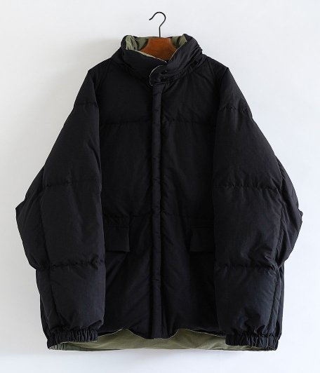  Fresh Service REVERSIBLE DOWN JACKET [BLACKL.GREEN]