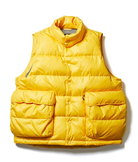 DAIWA PIER 39 TECH BACK PACKER DOWN VEST [YELLOW] - Fresh Service NECESSARY  or UNNECESSARY NEAT OUTIL YOKE VINTAGE などの通販 RADICAL
