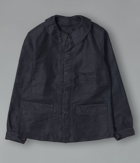  40’s ブラックモールスキンフレンチワークジャケット