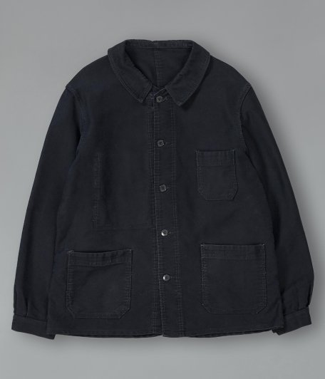 60’s ブラックモールスキンフレンチワークジャケット - Fresh Service NECESSARY or UNNECESSARY NEAT  OUTIL YOKE VINTAGE などの通販 RADICAL