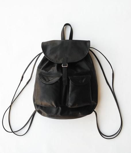  CCU COBY ARMY BAG [COW SKIN / BLACK]