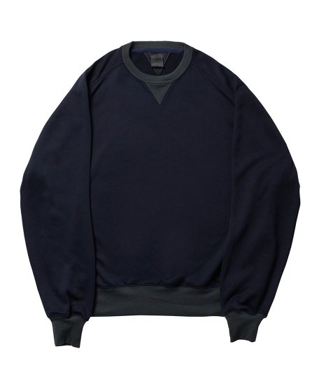  DAIWA PIER 39 TECH SWEAT CREW FREEDOM SLEEVE [DARK NAVY]