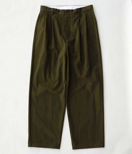 A.PRESSE Chino Trousers [OLIVE] - Fresh Service NECESSARY or 