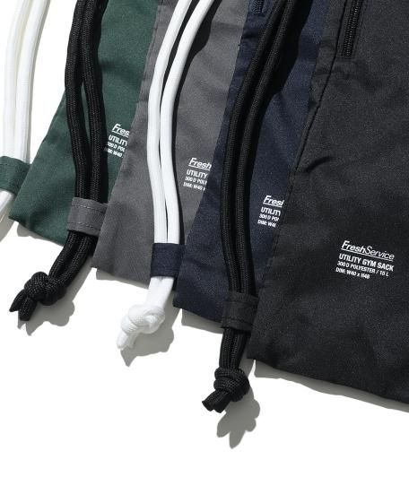 Fresh Service UTILITY GYM SACK [GRAY / NAVY / BLACK /GREEN] - Fresh Service  NECESSARY or UNNECESSARY NEAT OUTIL YOKE VINTAGE などの通販 RADICAL