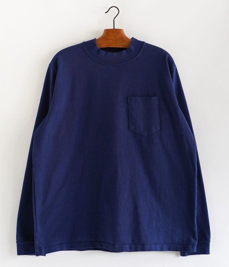  NECESSARY or UNNECESSARY MOCK NECK [BLUE]