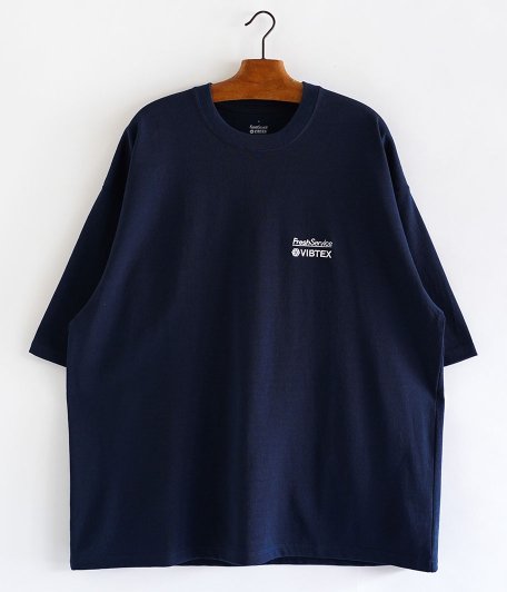  Fresh Service VIBTEX for FreshService S/S CREW NECK TEE [NAVY]