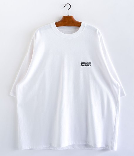 Fresh Service VIBTEX for FreshService S/S CREW NECK TEE [WHITE