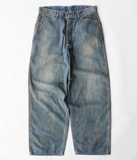 A.PRESSE Vintage Military Denim Trousers [INDIGO] - KAPTAIN