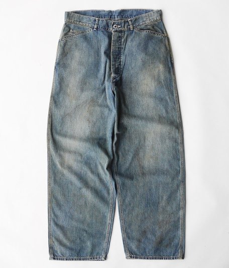 A.PRESSE Vintage Military Denim Trousers [INDIGO]
