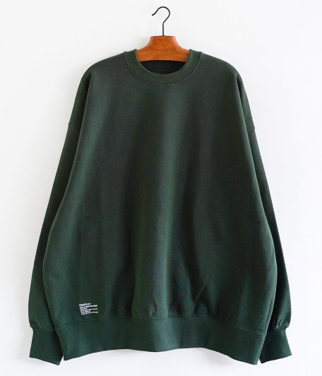 Fresh Service LIGHT OZ CREW NECK SWEAT [GREEN] - Fresh Service