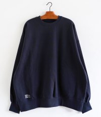  Fresh Service LIGHT OZ CREW NECK SWEAT [NAVY]