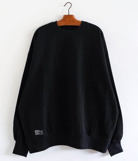  Fresh Service LIGHT OZ CREW NECK SWEAT [BLACK]