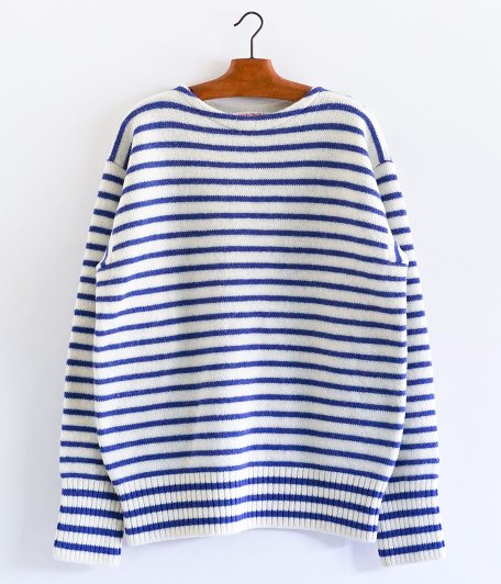  NECESSARY or UNNECESSARY BOAT KNIT [BLUE BORDER]