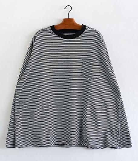 NECESSARY or UNNECESSARY DELTA L/S [BLACK-STRIPE] - Fresh
