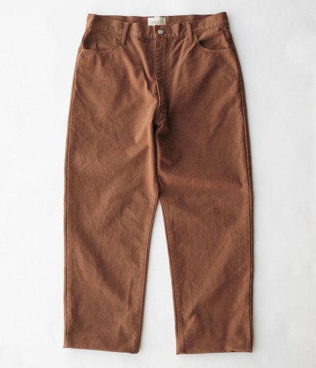  NEAT Color Cotton Duck Pants [BROWN]
