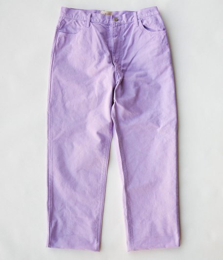  NEAT Color Cotton Duck Pants [PURPLE]
