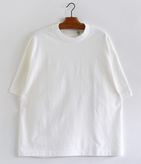  KAPTAIN SUNSHINE SUVIN SUPIMA TUBE HALFSLEEVE TEE HEAVY [OFF WHITE]