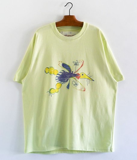  GENTLEFULLNESS GENTLE TEE SS [PISTACHIO DRAGONFLY]