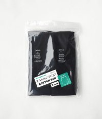  TapWater 2-Pack Cotton Rib Tank-Top[BLACK]
