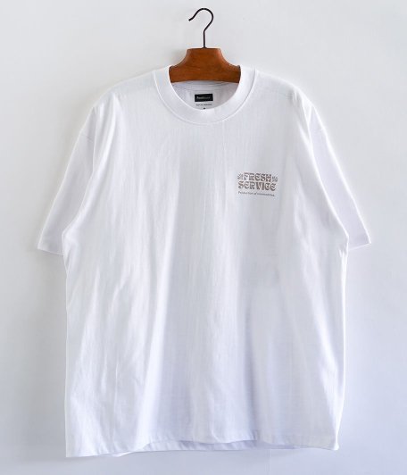 FreshService CORPORATE PRINTED S/S TEE ”ON LINES” [GREIGE] - Fresh Service  NECESSARY or UNNECESSARY NEAT OUTIL YOKE VINTAGE などの通販 RADICAL