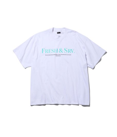  FreshService CORPORATE PRINTED S/S TEE FRESH&SRV. [WHITE]