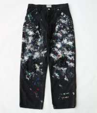  HERILL Splash Painter pants [Duck black]