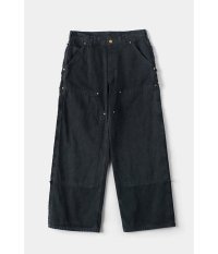  FIFTH Distressed Double Knee Pants [BLACK]