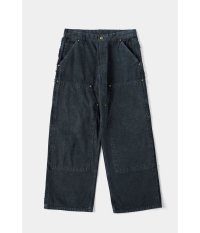  FIFTH Distressed Double Knee Pants [WASHED BLACK]