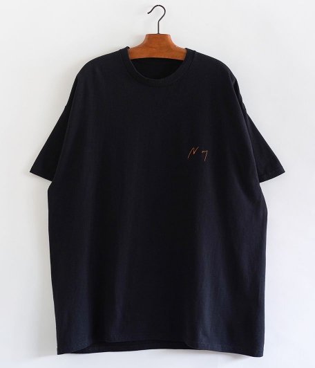  ANCELLM EMBROIDERY T-SHIRT EX [BLACK]