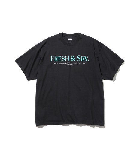  FreshService CORPORATE PRINTED S/S TEE FRESH&SRV. [BLACK]