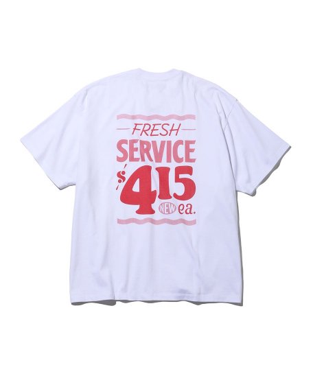  FreshService CORPORATE PRINTED S/S TEE SIGN PAINT [RED]