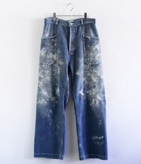  HERILL Navy Utility Splash Pants [INDIGO]