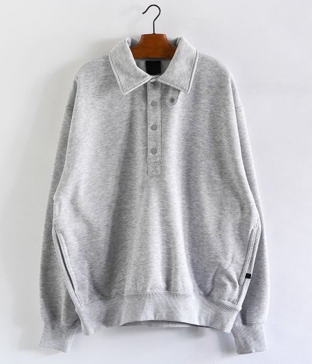  DAIWA PIER 39 TECH SWEAT SNAP PULLOVER [TOP GRAY]