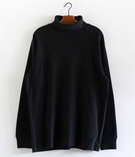  DRESS Plain Turtleneck [BLACK]